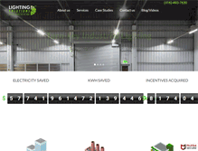 Tablet Screenshot of lightingsolutions.ca